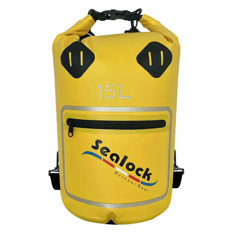 Sac étanche IPX7 15L/20L avec fenêtre transparente et séparation sec-humide