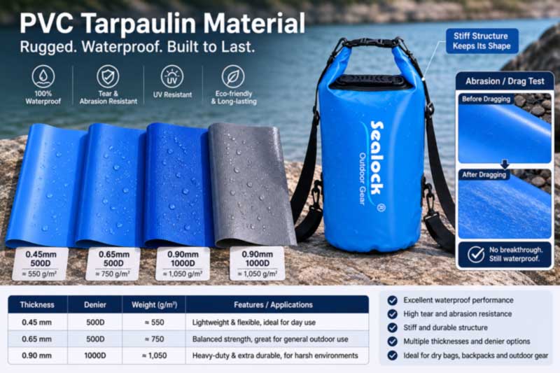 Sacs secs en PVC : coûts, performances et applications de fabrication