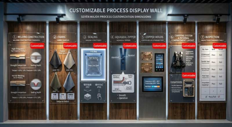 Sacs à dos étanches OEM : solutions de fabrication sur mesure