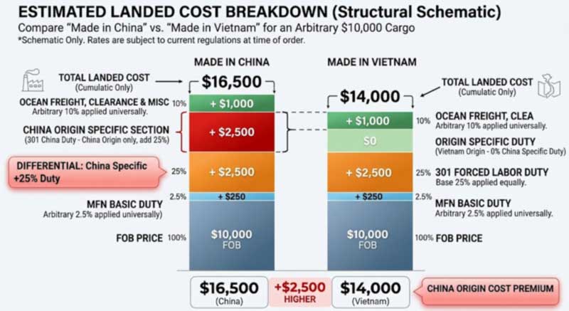 Vietnam ou Chine : choisir une base de fabrication de sacs étanches en 2026