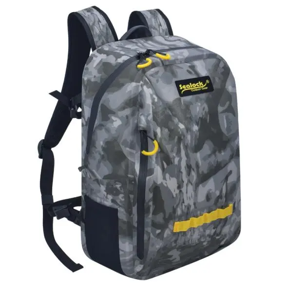 Sac à dos étanche 25 L avec fermeture éclair hermétique à double curseur (IPX7)