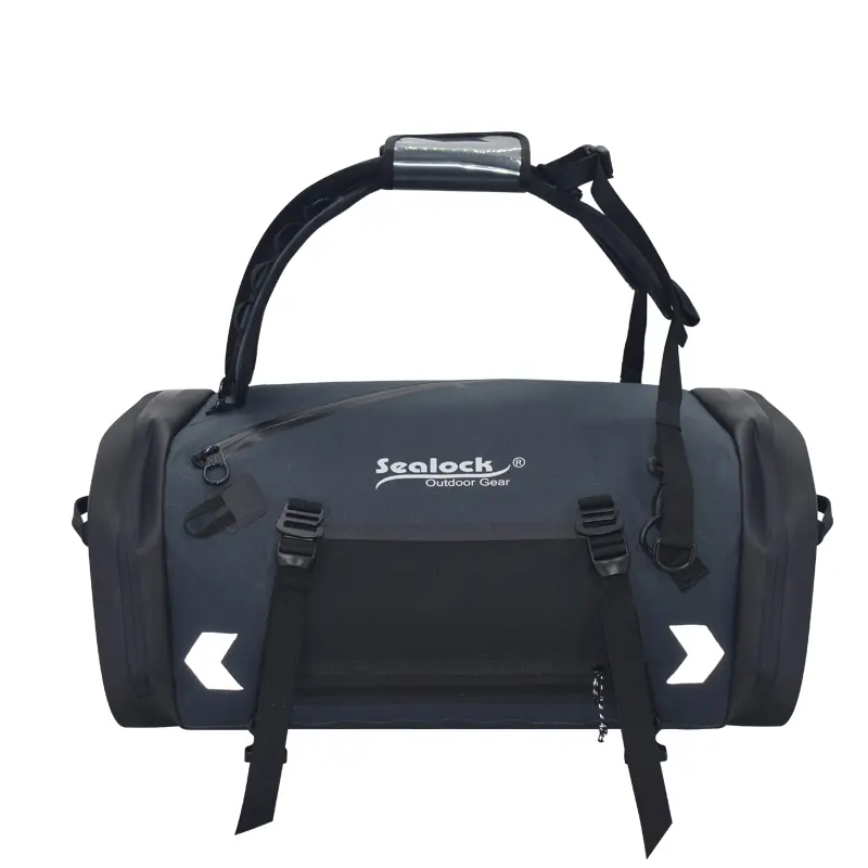 Sac étanche moto 3 voies 55L avec fermeture éclair hermétique (sangle/sac à dos/portage)