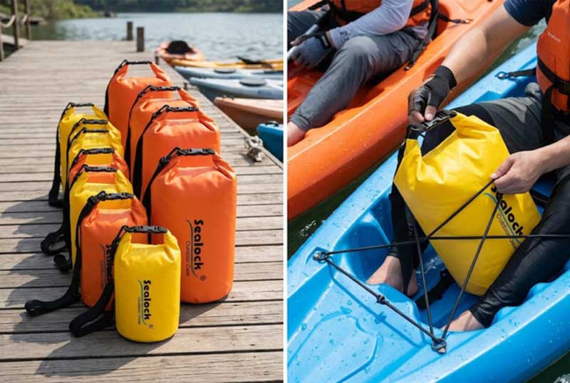 Sacs étanches et pochettes pour téléphone pour les locations de kayaks et les voyagistes : des spécifications de flotte qui durent