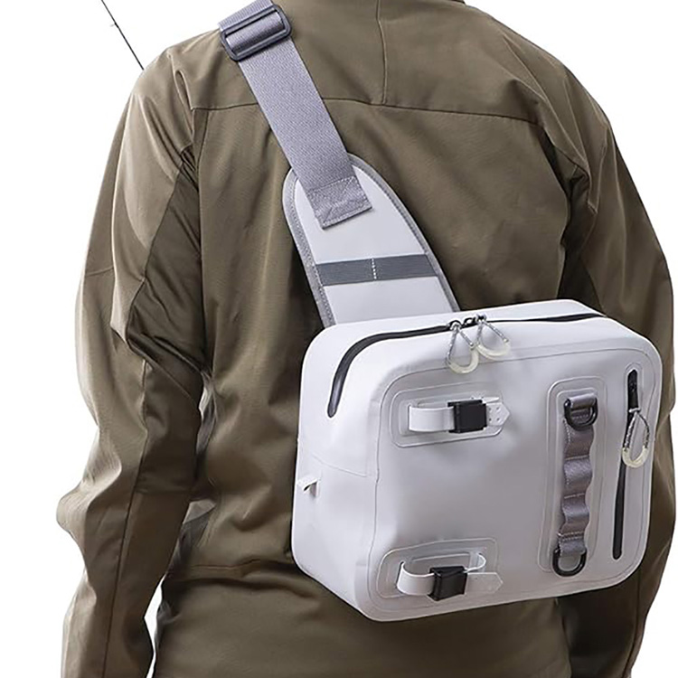 Sac de pêche pour la pêche avec une fermeture éclair étanche à l'air